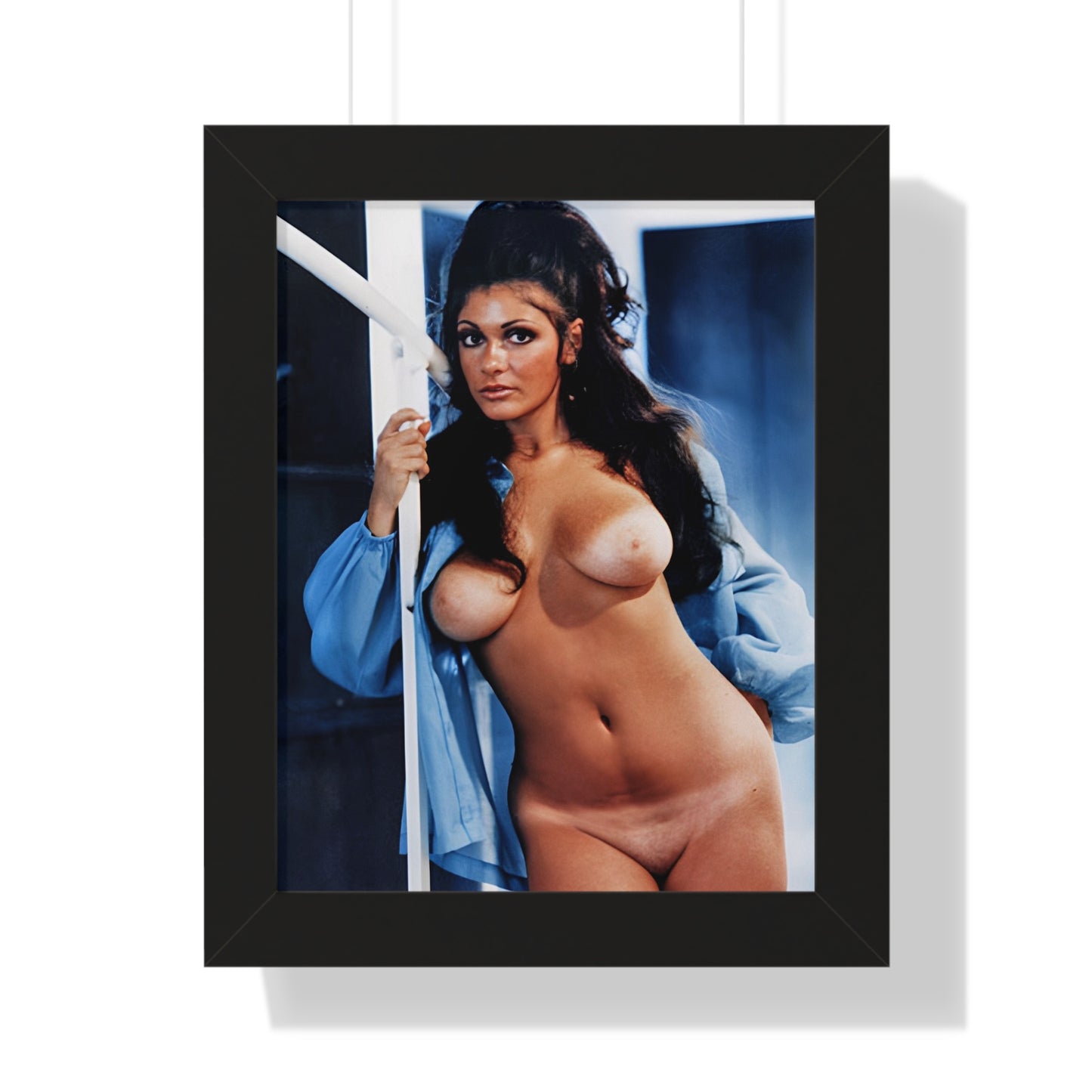 Framed Vertical Poster Playboy Playmate Cynthia Myers nude