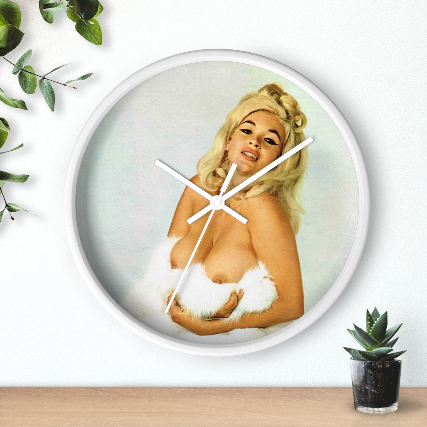 Wall Clock Jayne Mansfield Nude