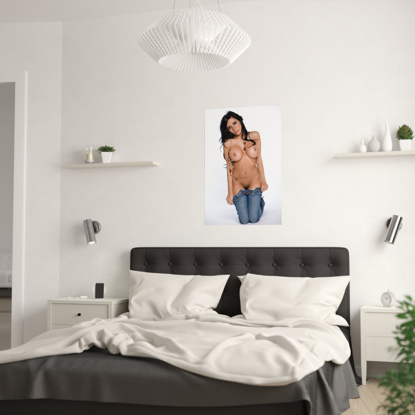 Satin Posters (210gsm) Porn Star Lela Star Nude