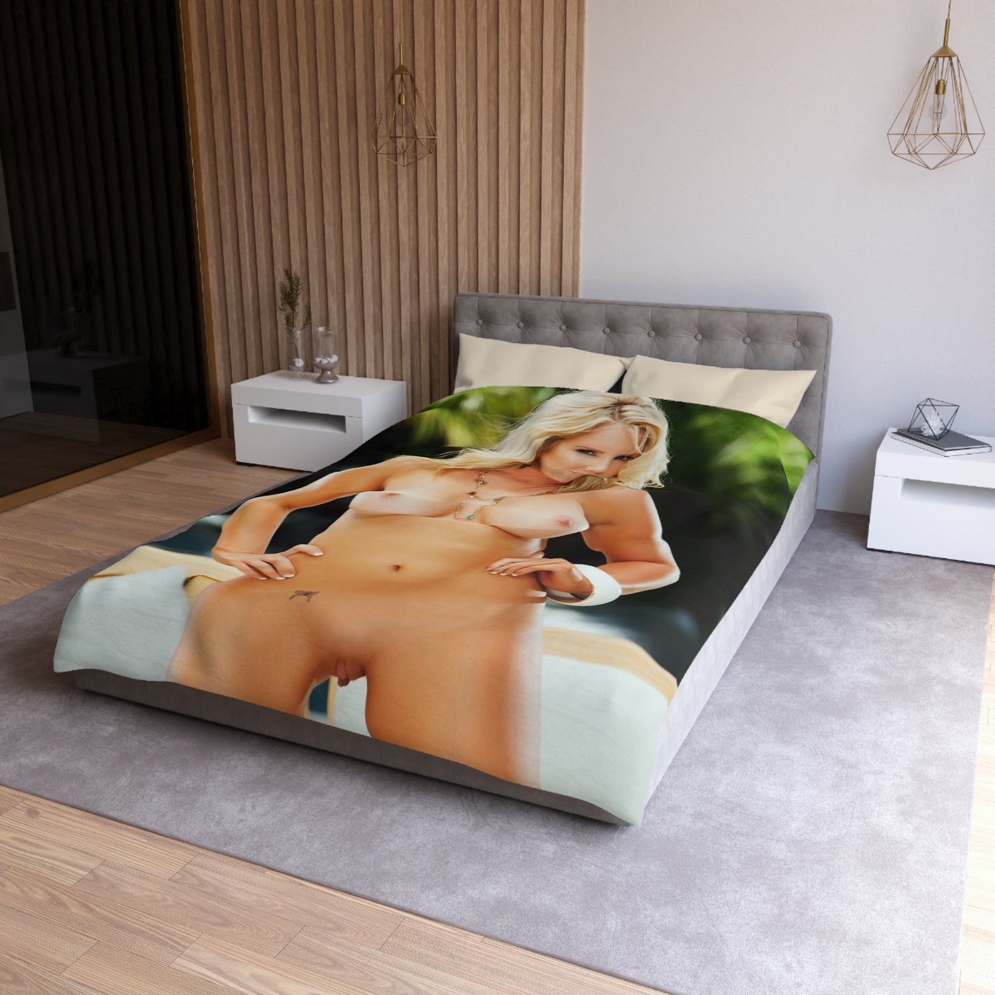 Microfiber Duvet Cover Penthouse Pet September 2012 Ainsley Addison