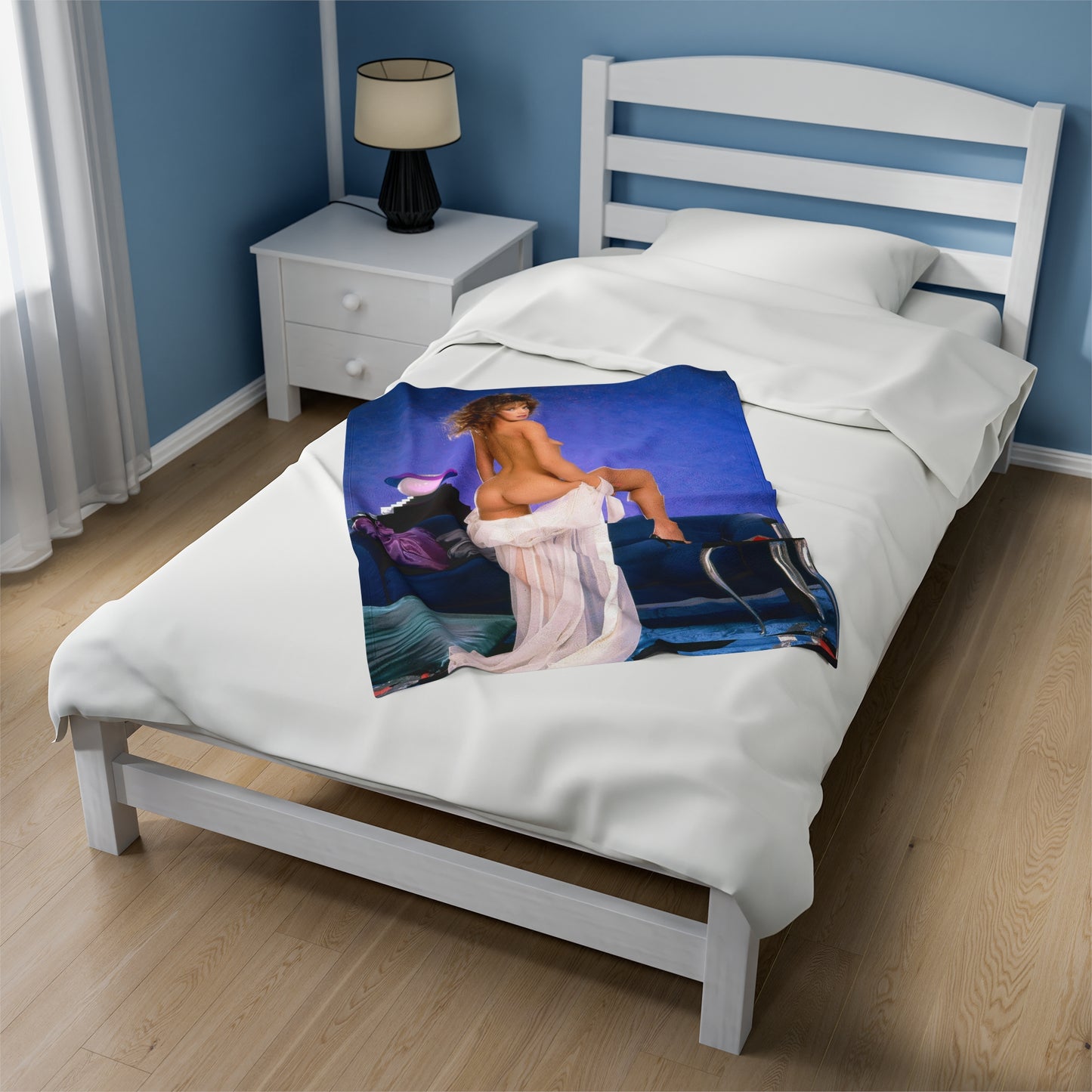 Velveteen Plush Blanket Pornstar Racquel Darrian Nude