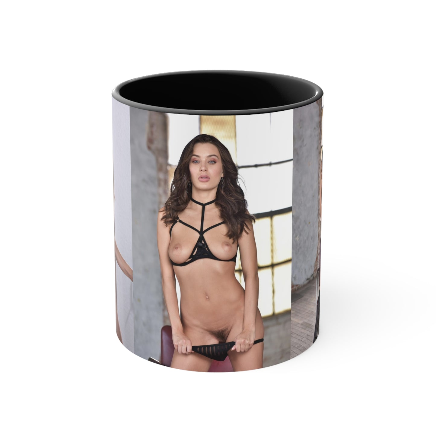 Accent Coffee Mug, 11oz Lana Rhoades Nude