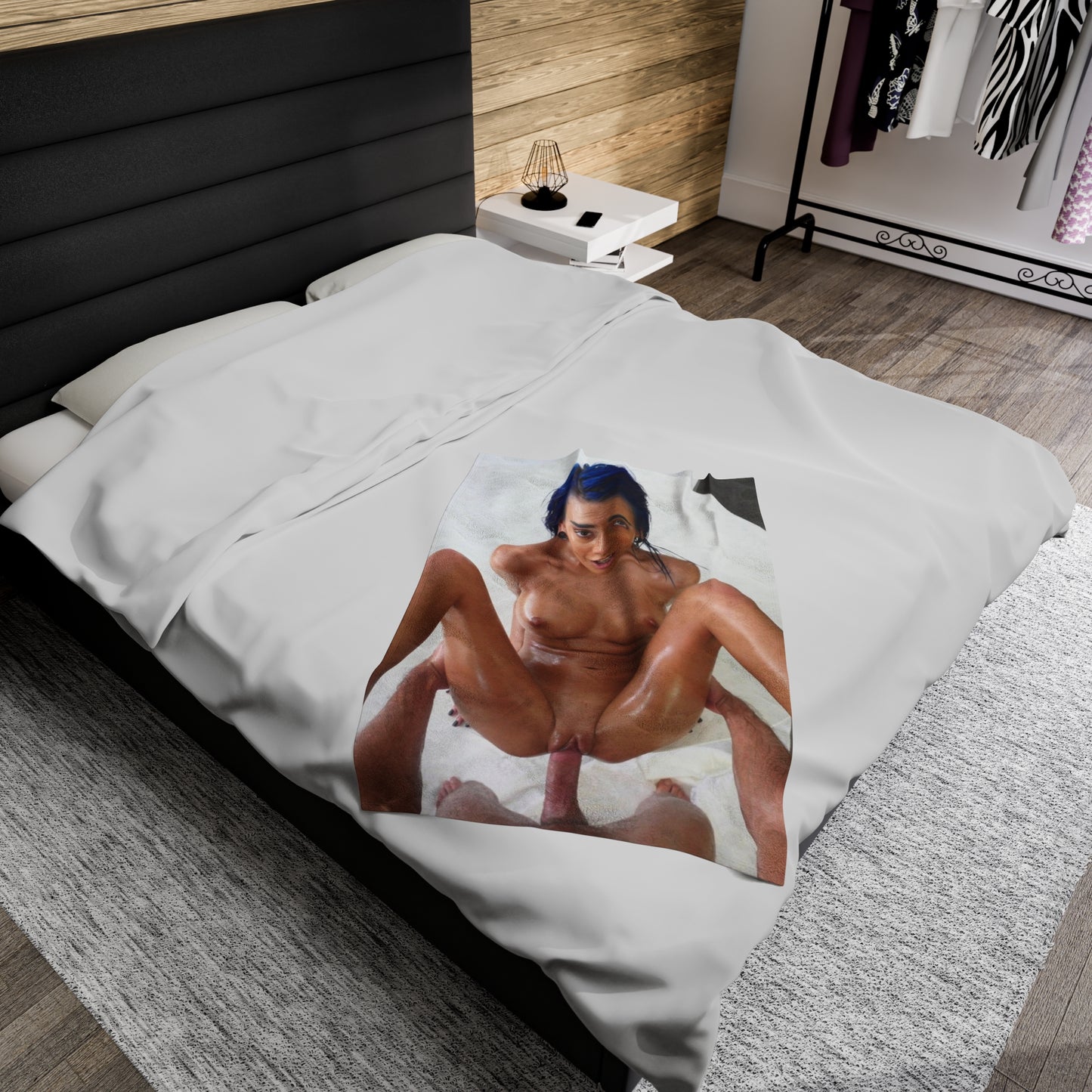 Velveteen Plush Blanket Pornstar Janice Griffin POV Cumrag Cum Rag Nude Naked