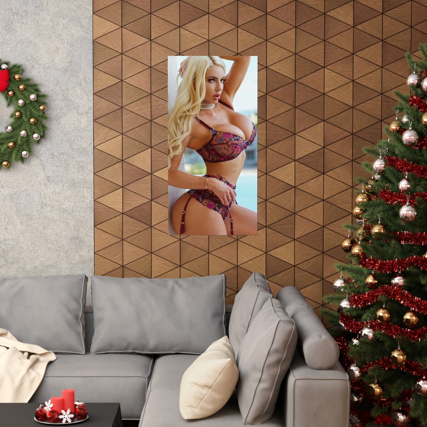 Matte Vertical Posters Busty Nicolette Shea