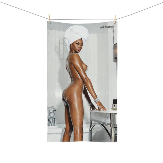 Hand Towel Playboy Playmate Dec 2015 Eugena Washington