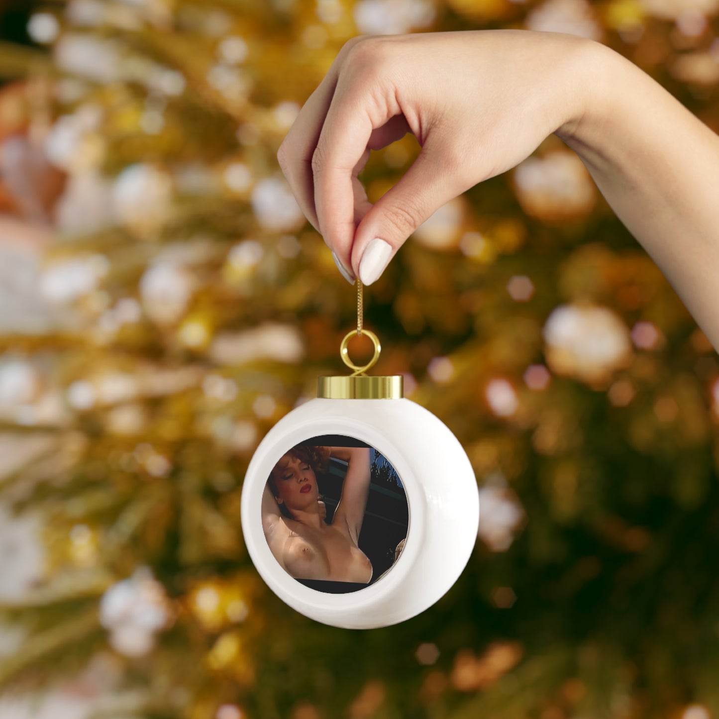Christmas Ball Ornament Traci Lords Nude