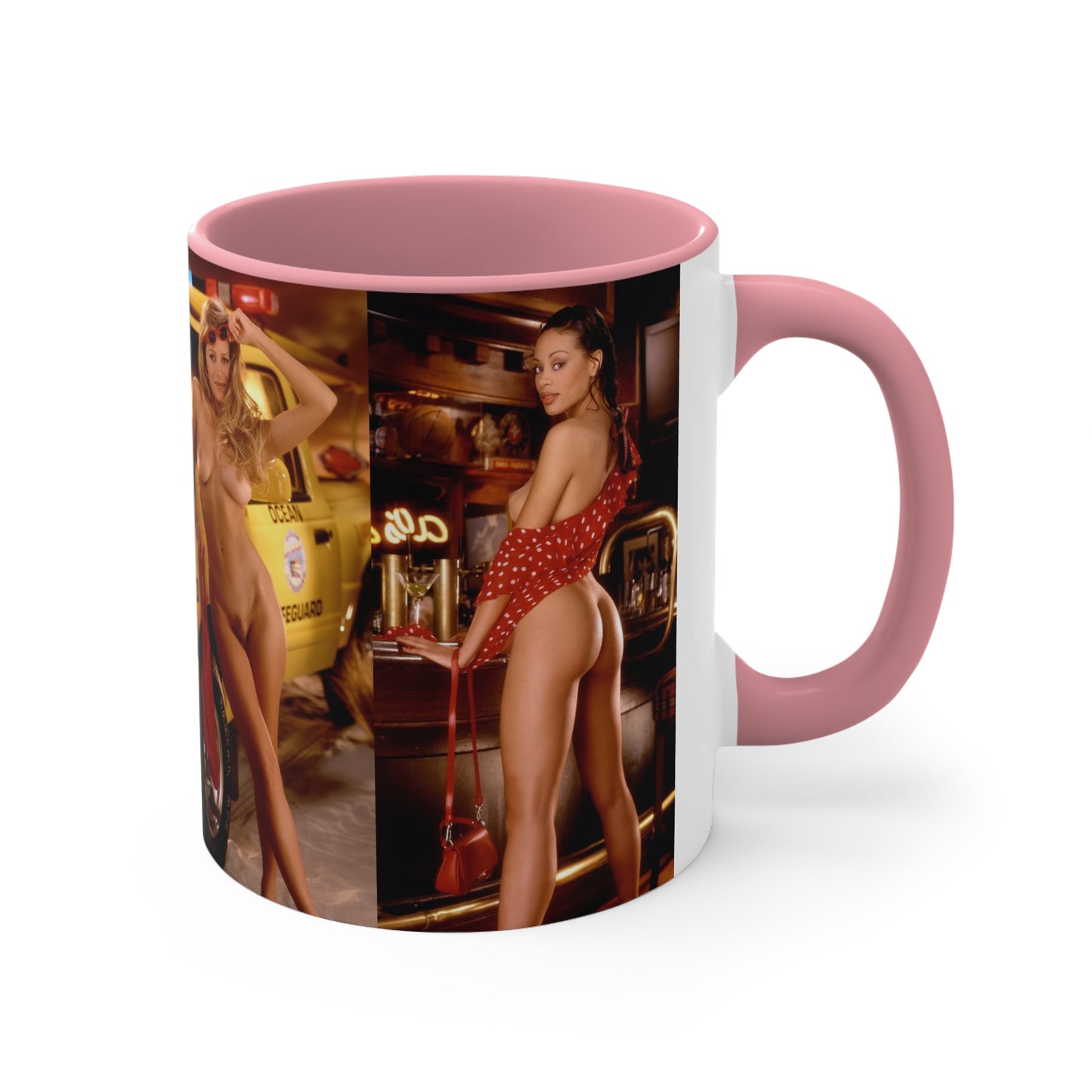 Accent Coffee Mug, 11oz Playboy Playmates 1998 January - April