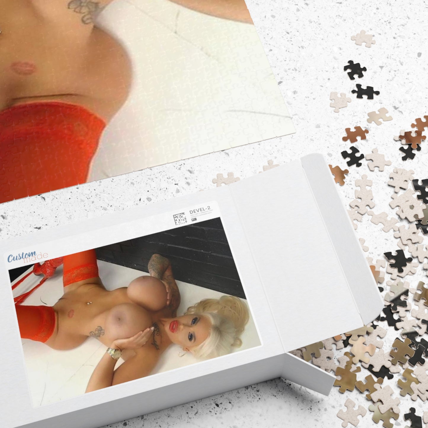 Puzzle (110, 252, 520, 1014-piece) Busty Candy Charms Nude