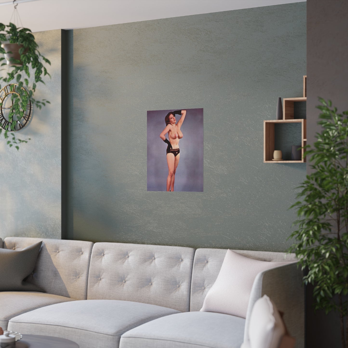 Satin Posters (210gsm) Playmate 1959 Elaine Reynolds nude #2
