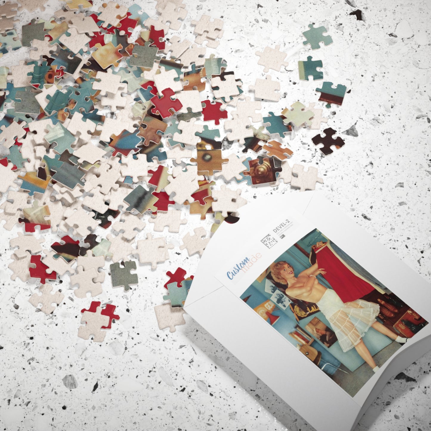 Puzzle (110, 252, 500, 1014-piece) Playboy Playmate October 1955 Jean Moorhead
