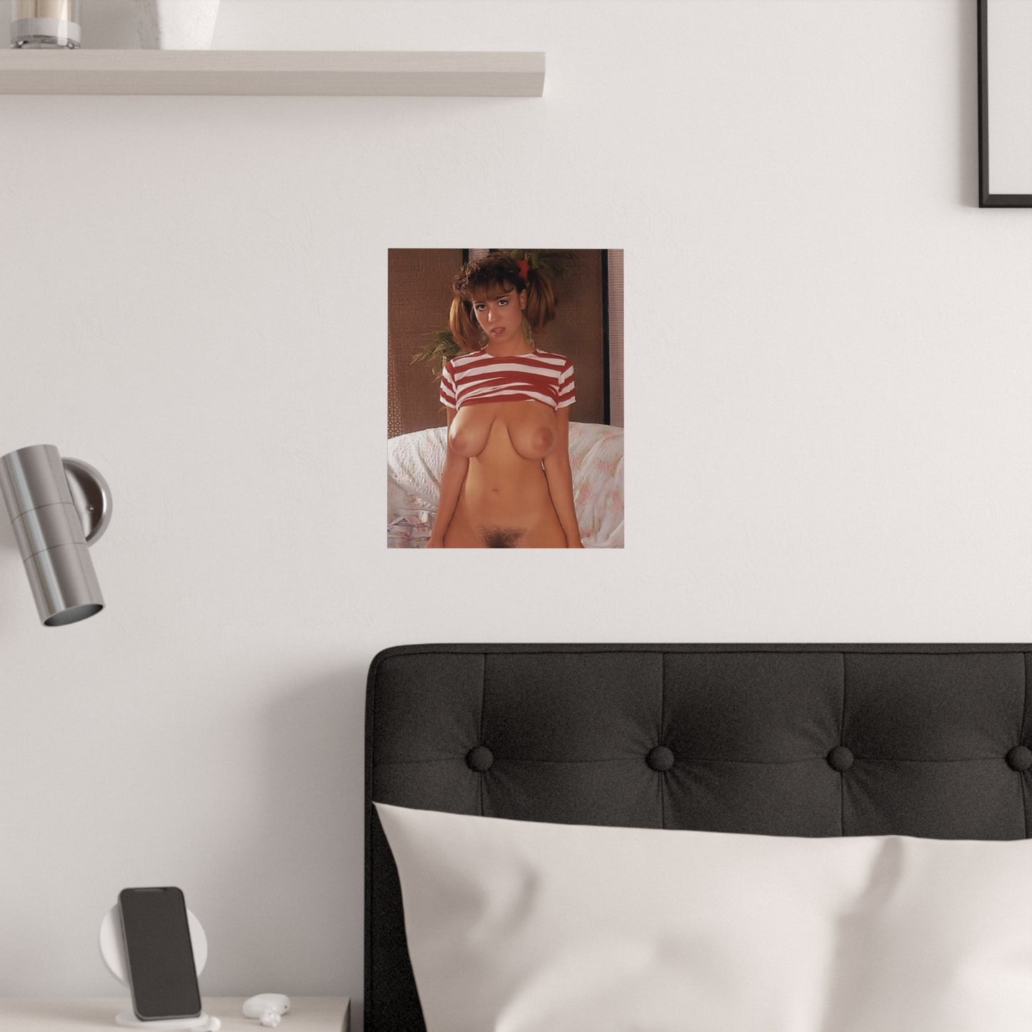 Satin Posters (210gsm) Retro Adult Star Christy Canyon Nude