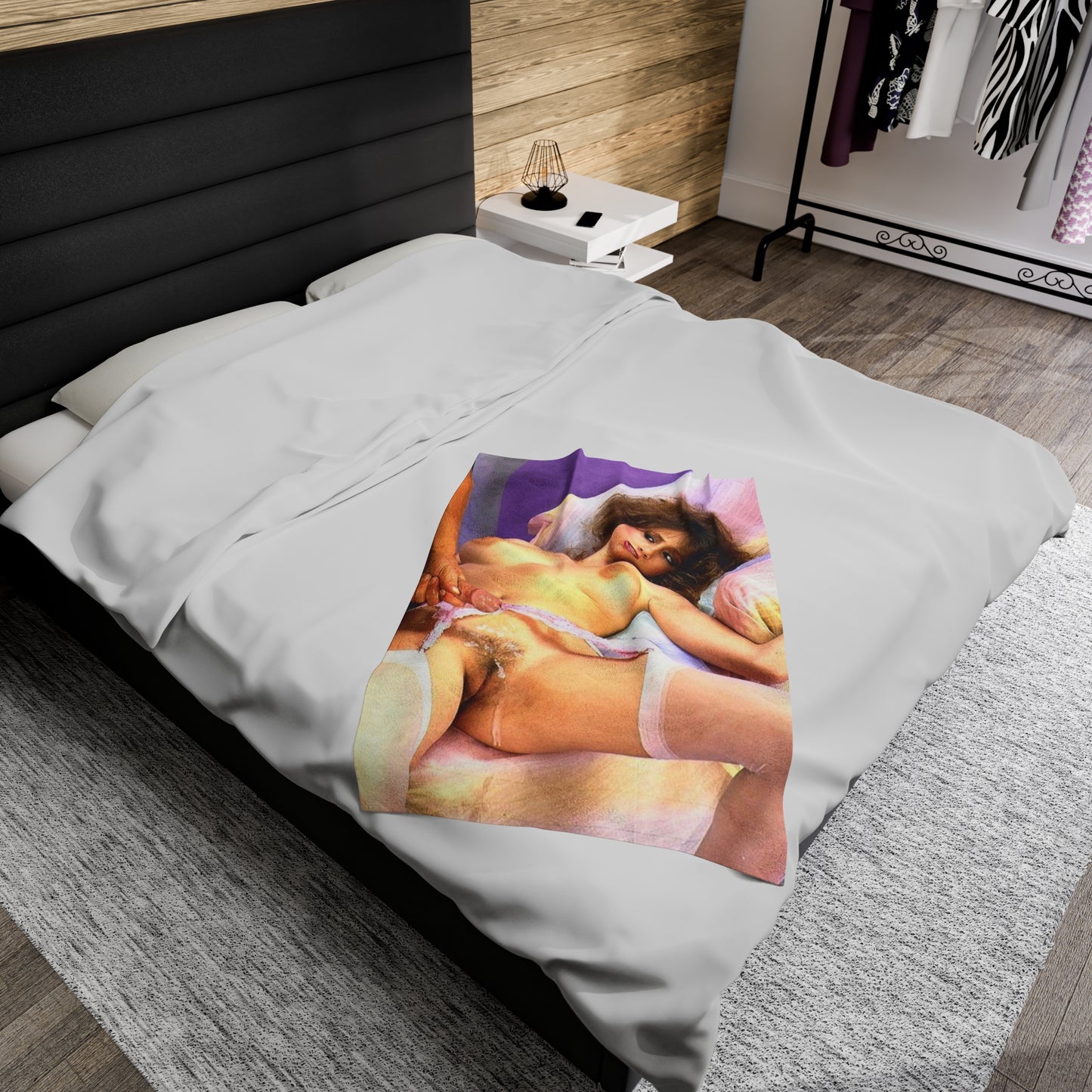 Velveteen Plush Blanket Traci Lords Nude