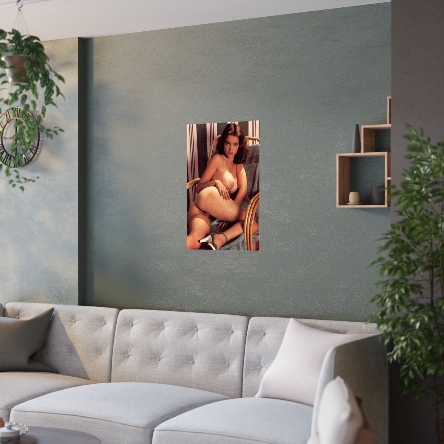 Satin Posters (210gsm) Retro Porn Star Frances Voy Nude