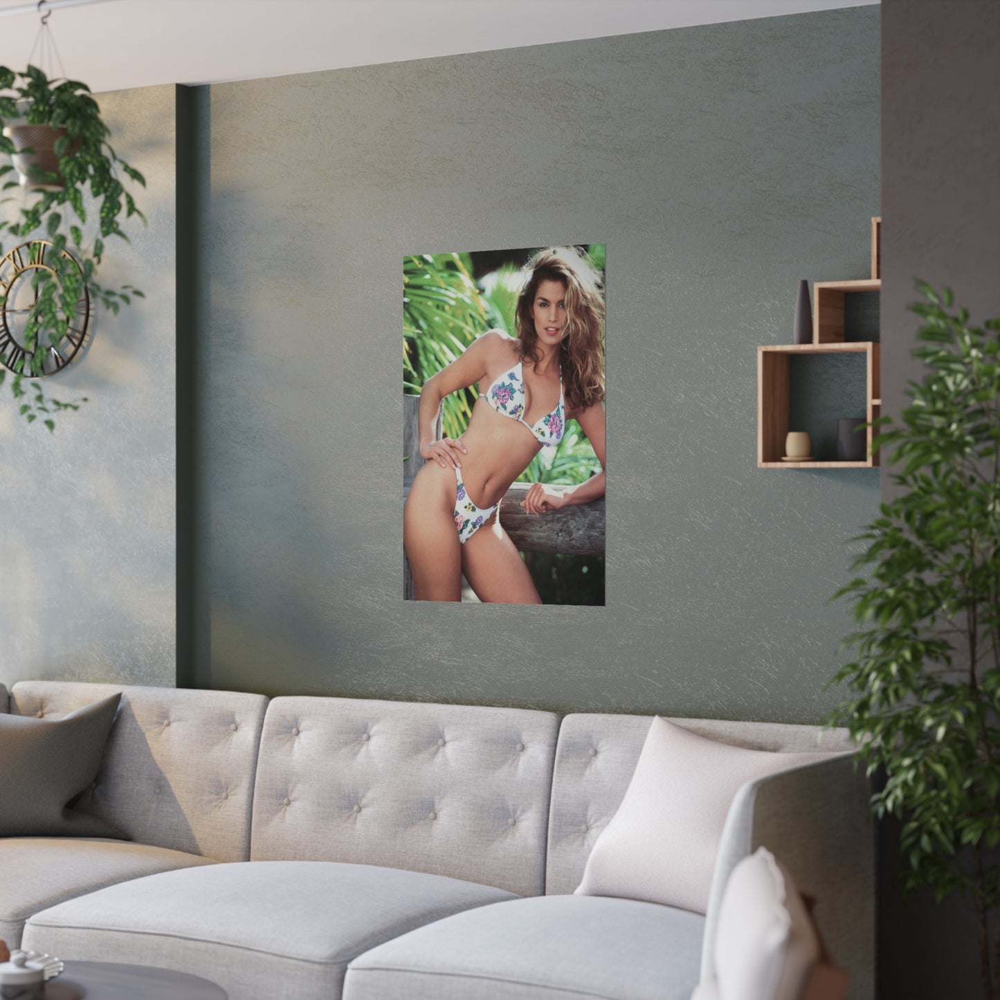 Satin Posters (210gsm) Cindy Crawford