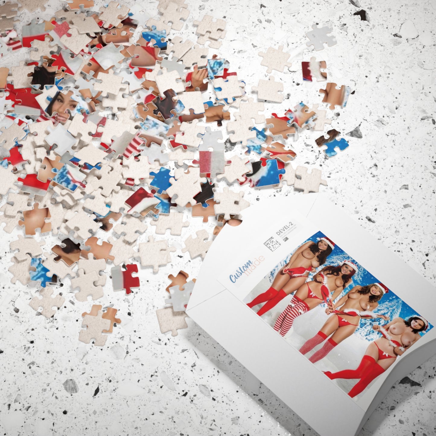 Puzzle (110, 252, 500, 1014-piece) Christmas Pornstars Nude