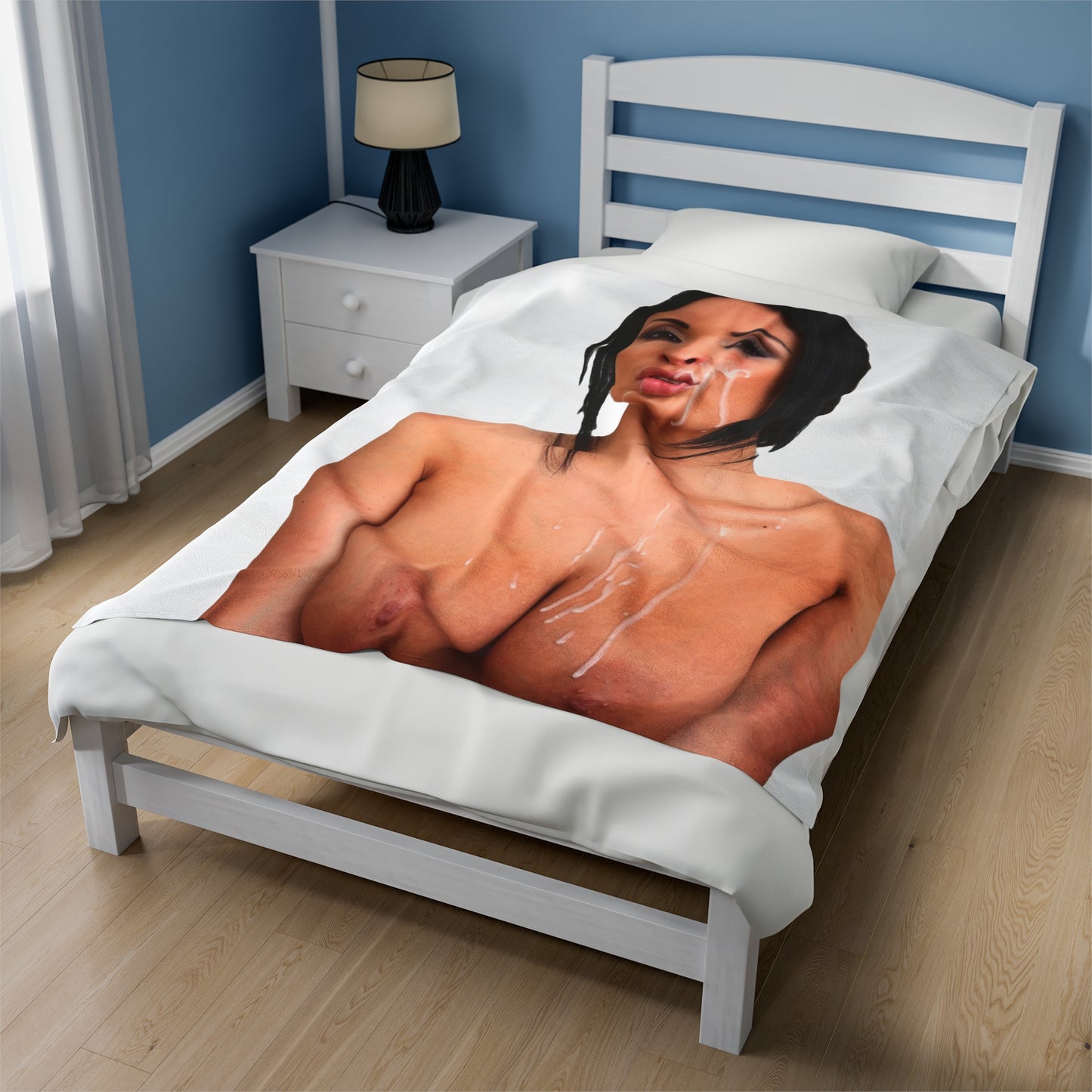 Velveteen Plush Blanket Anissa Kate Nude