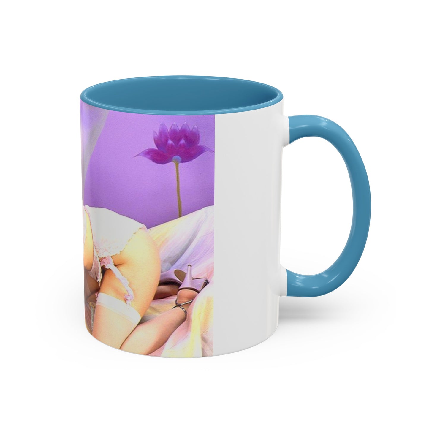 Accent Coffee Mug (11, 15oz) Traci Lords Nude Naked Retro