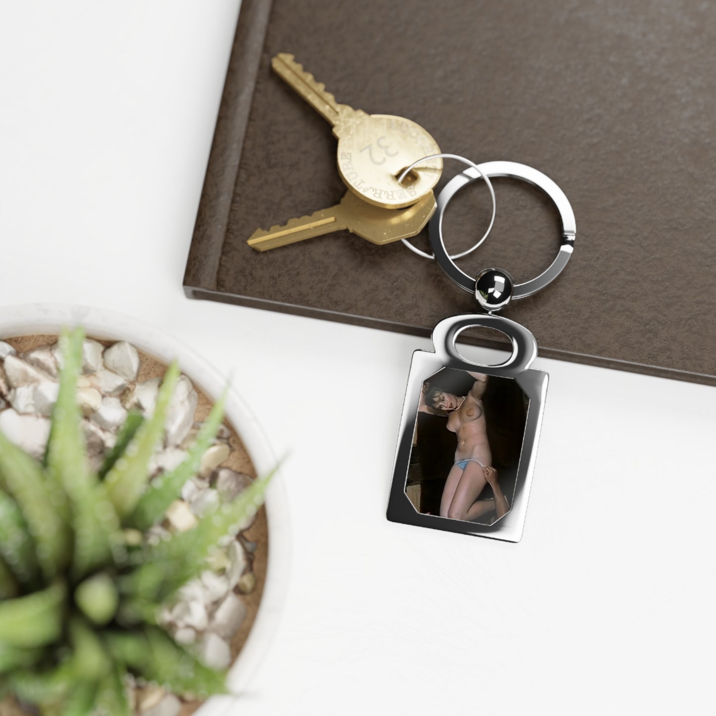 Rectangle Photo Keyring Traci Lords Nude Retro Porn Star