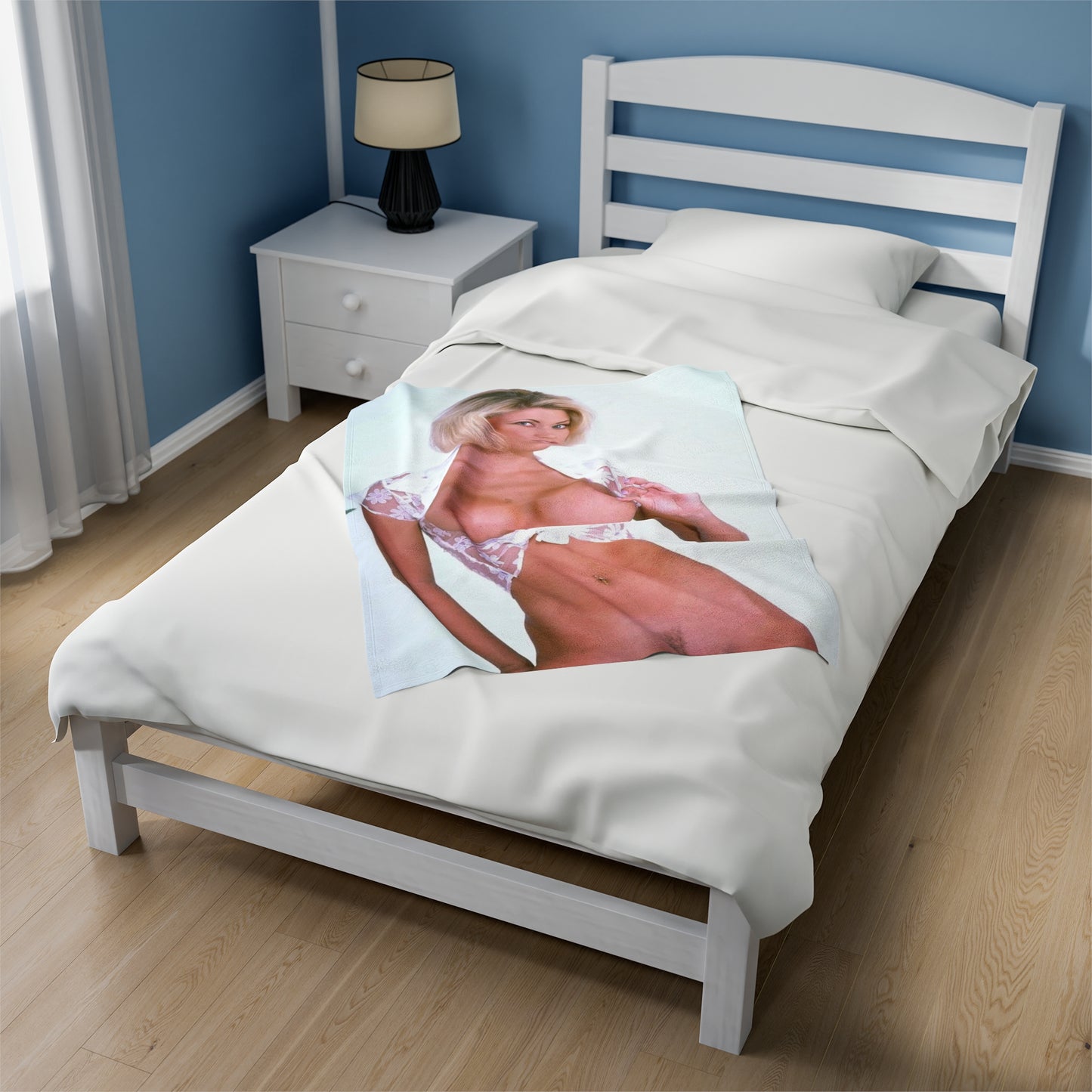 Velveteen Plush Blanket Pornstar Jenna Jameson Nude