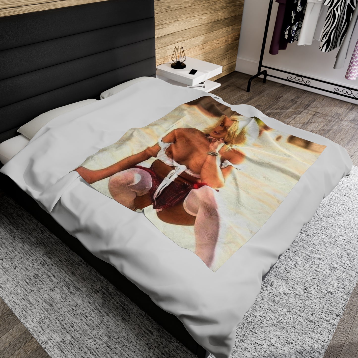 Velveteen Plush Blanket Pornstar Chloe Jones Nude