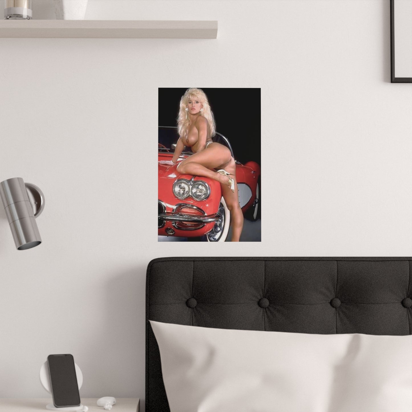 Satin Posters (210gsm) Retro 1980s Porn Star Amber Lynn
