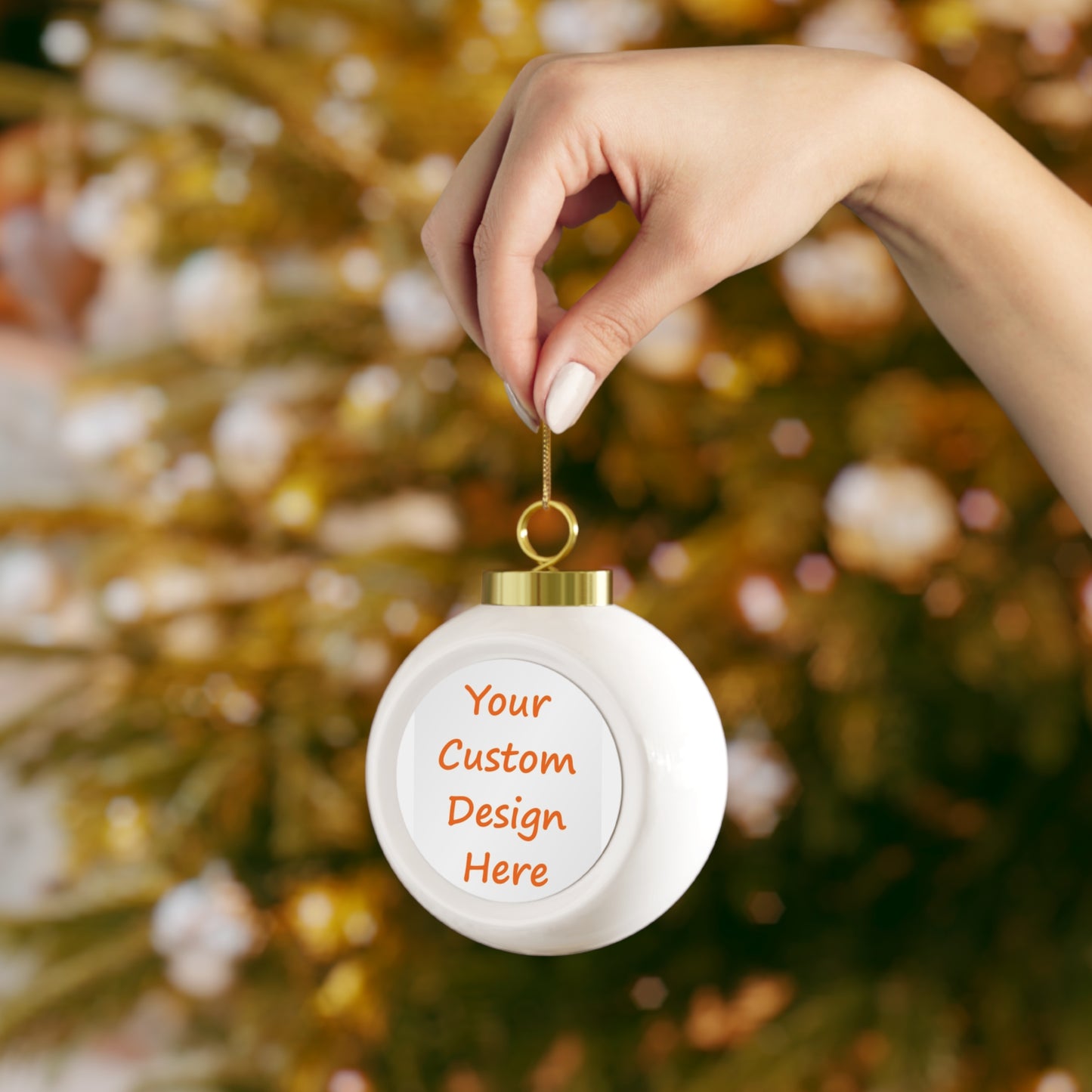 Christmas Ball Ornament Custom Purchase & Message Artwork! No Limits!