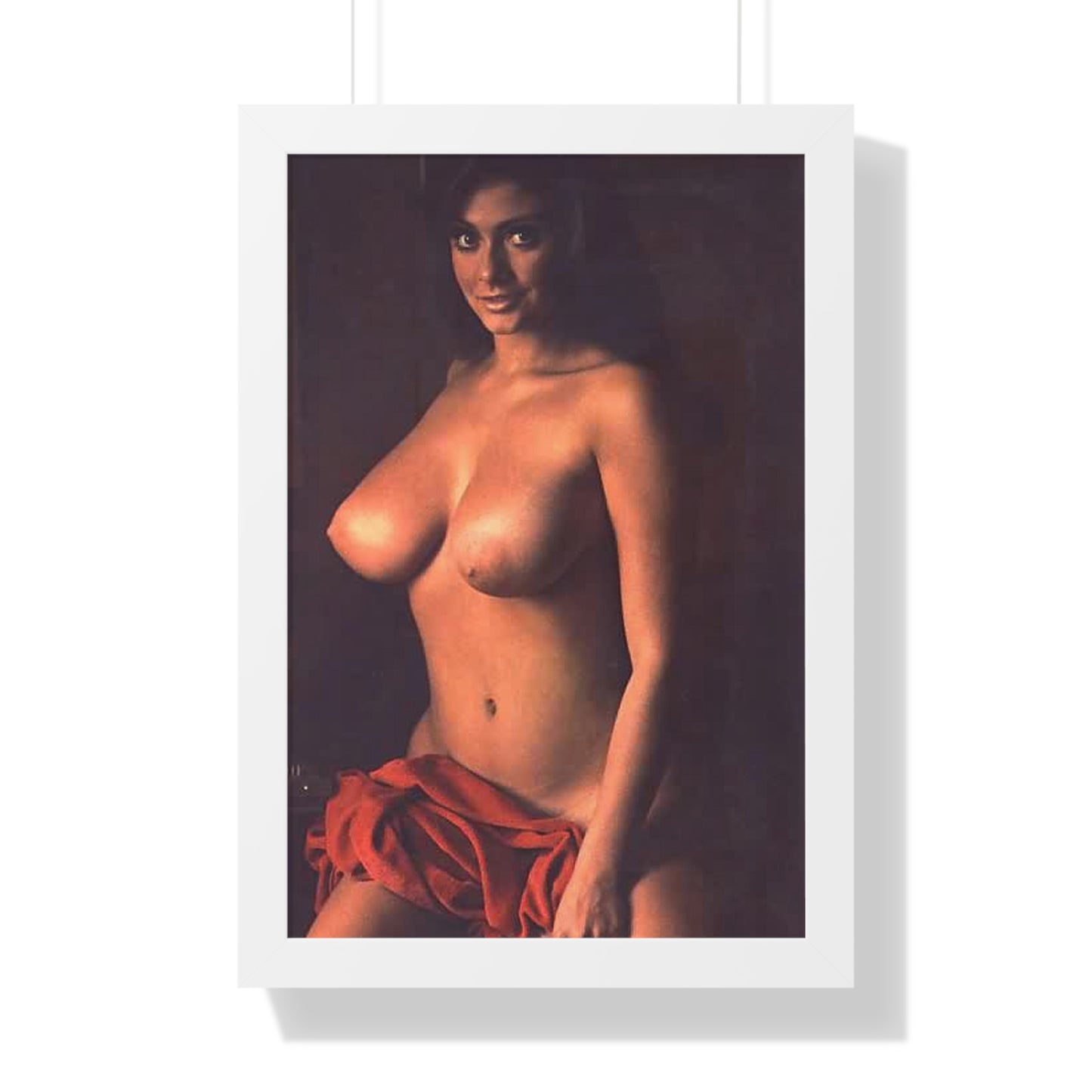 Framed Vertical Poster Playboy Playmate Cynthia Myers Nude