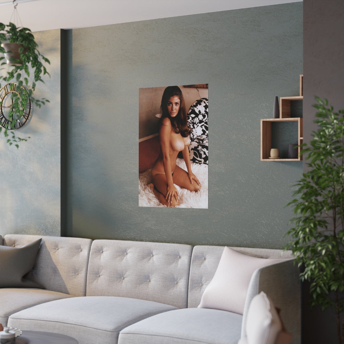 Satin Posters (210gsm) Playboy Playmate Cynthia Myers Nude