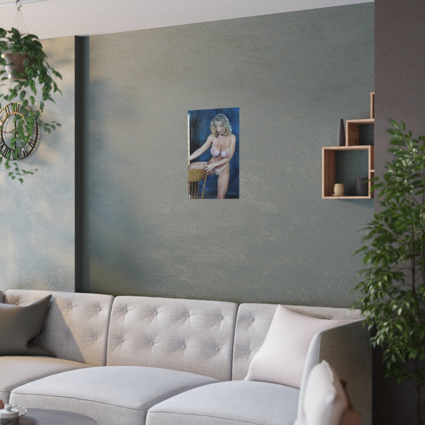 Satin Posters (210gsm) Retro Adult Star Danni Ashe Nude