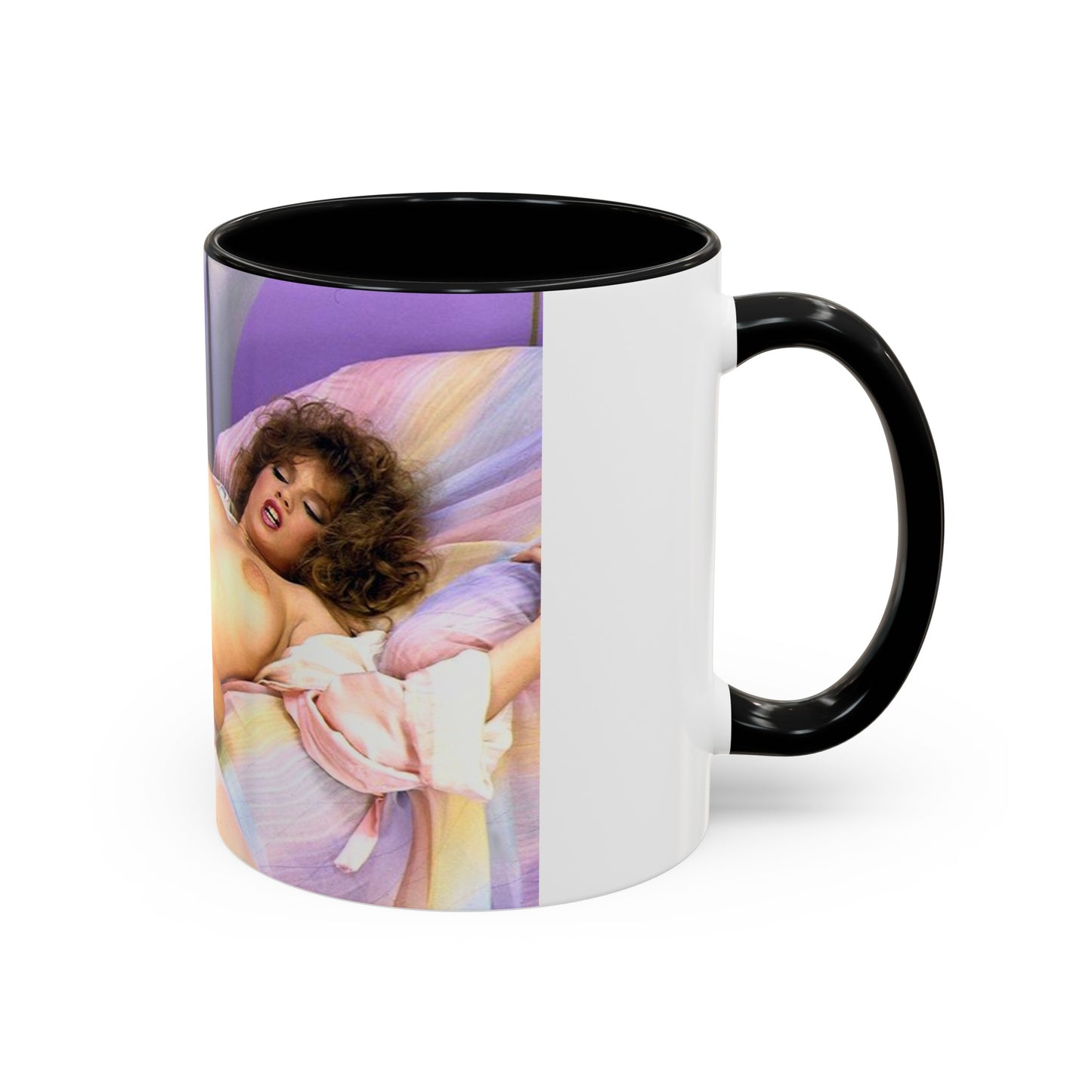 Accent Coffee Mug (11, 15oz) Traci Lords Nude Naked Retro