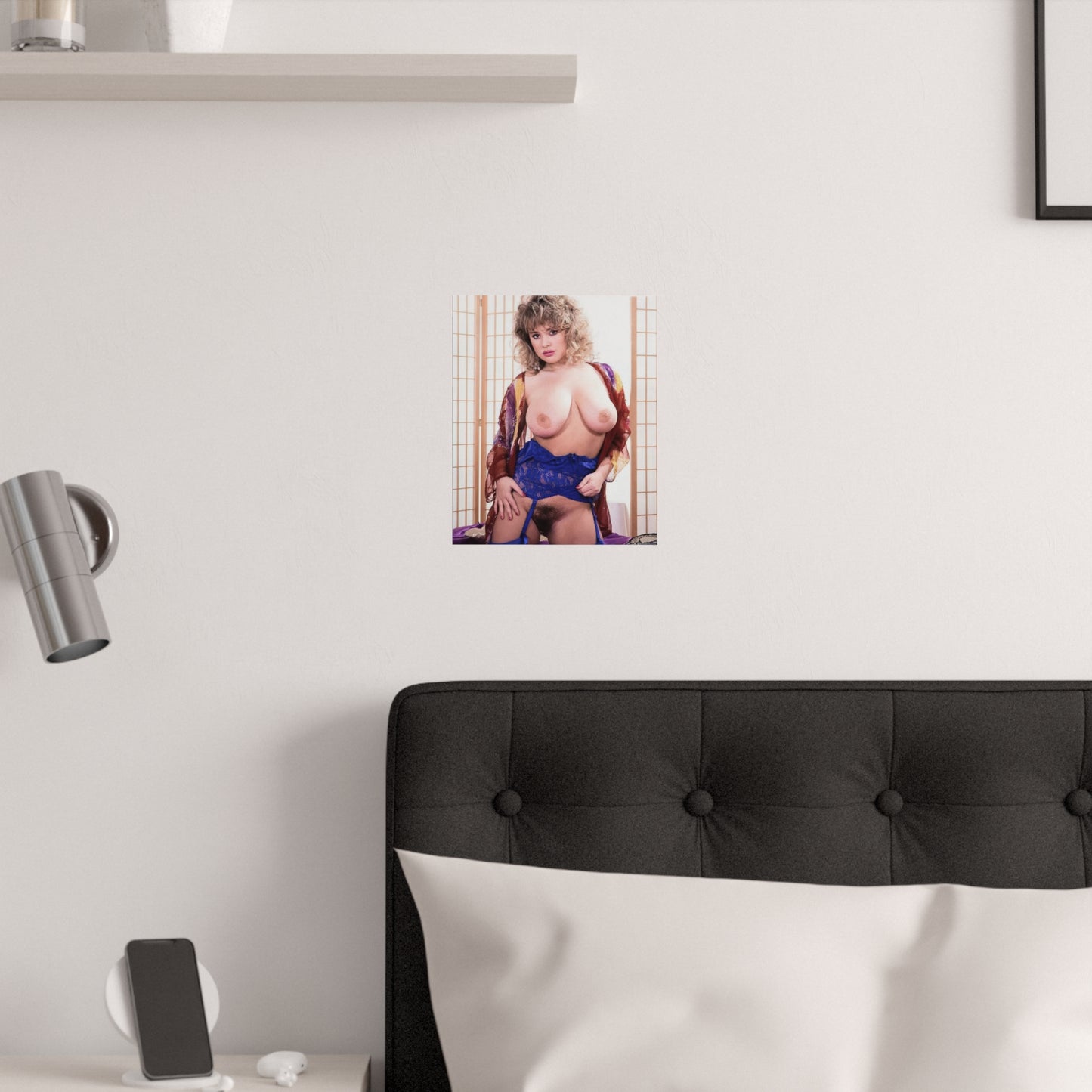 Satin Posters (210gsm) Retro Adult Star Tracy West Nude