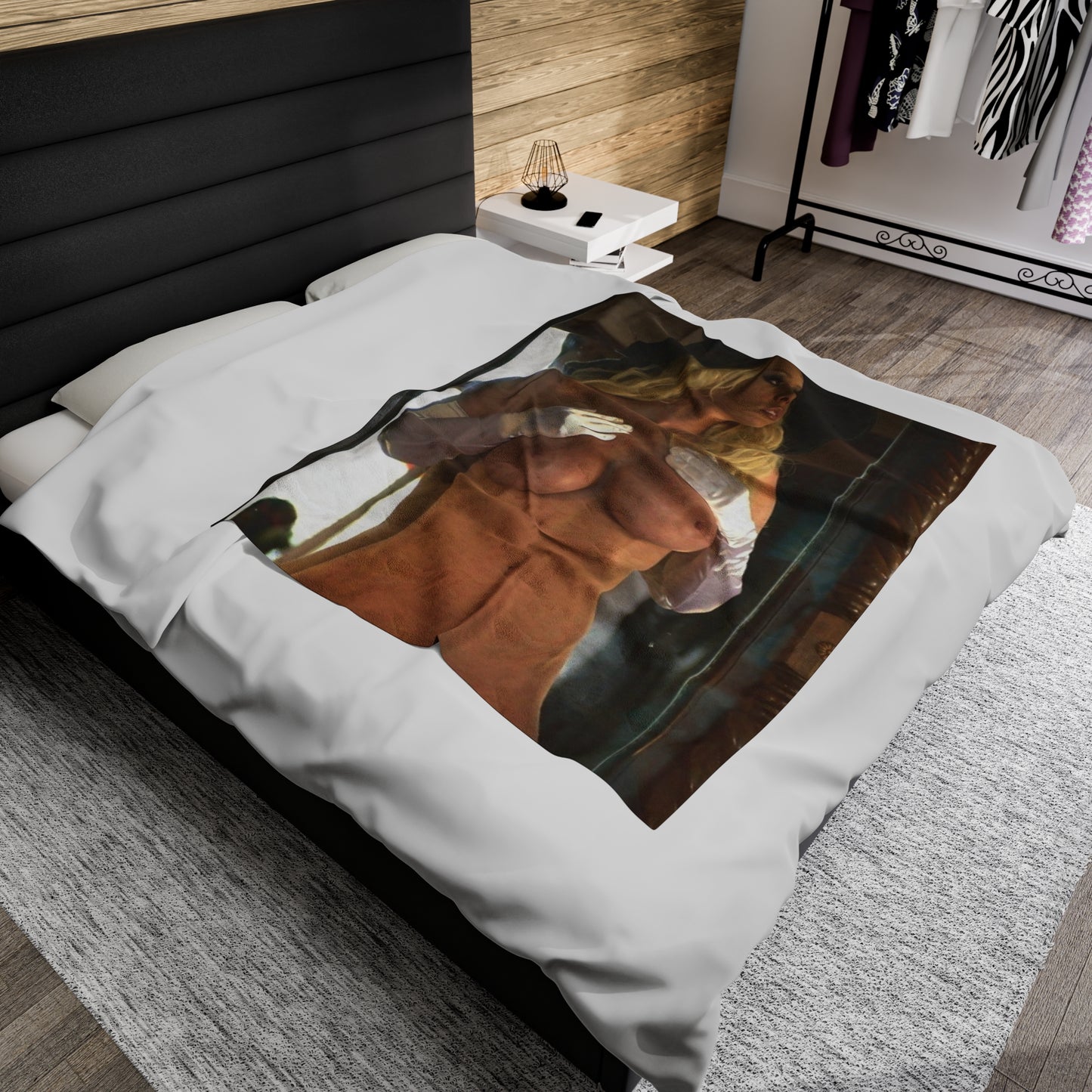 Velveteen Plush Blanket Pornstar Jenna Jameson Nude