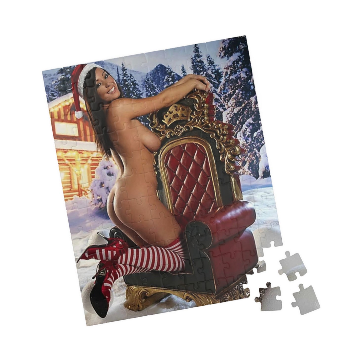 Puzzle (110, 252, 500, 1014-piece) Christmas Pornstars Nude