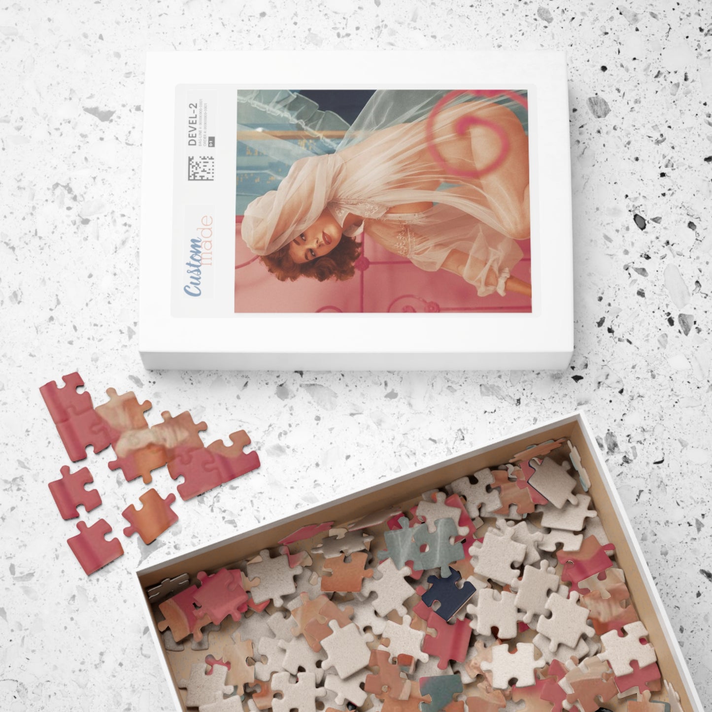 Puzzle (110, 252, 500, 1014-piece) Playboy Playmate June 1957 Carrie Radison