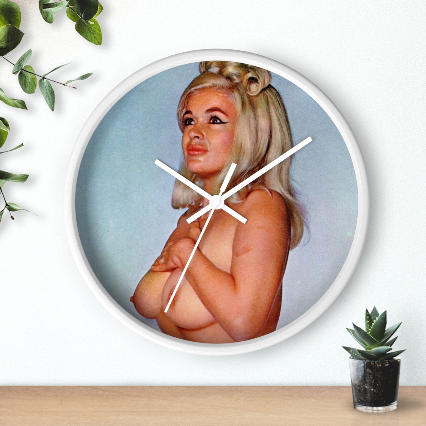 Wall Clock Jayne Mansfield Nude