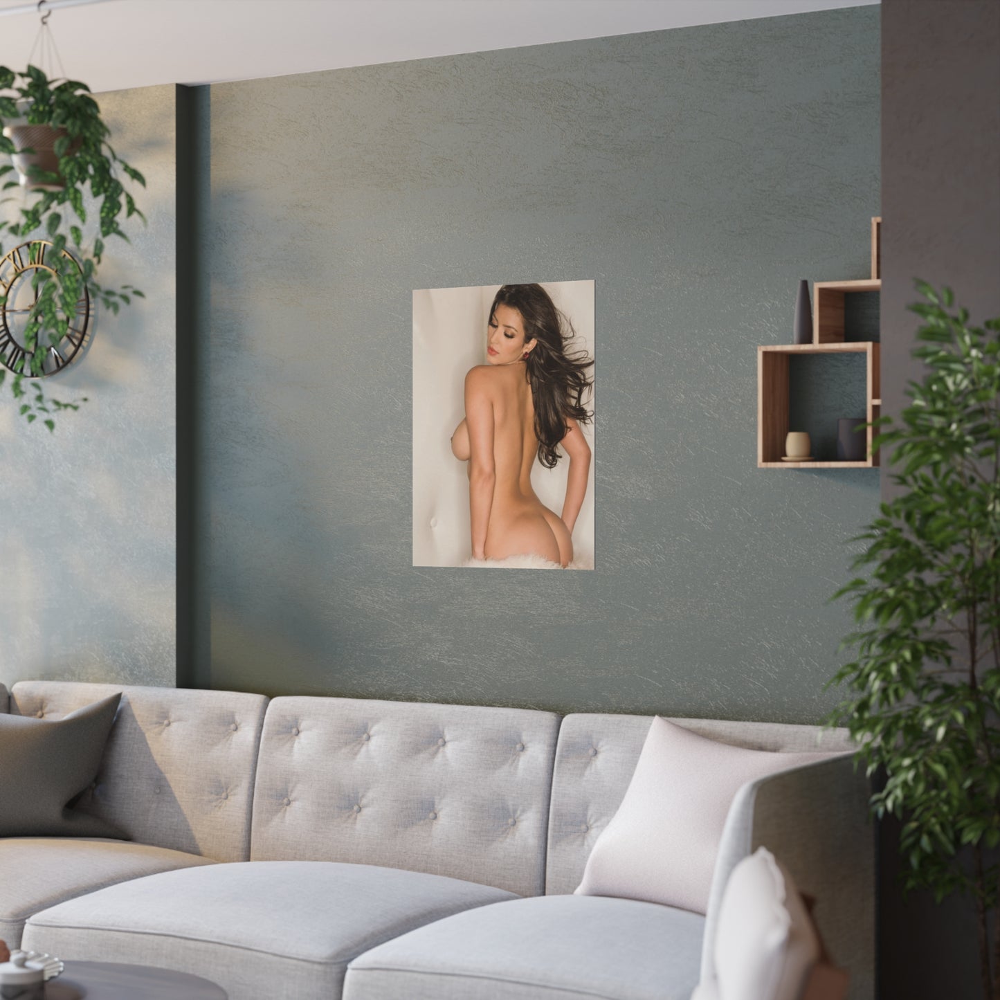 Satin Posters (210gsm) Kim Kardashian Nude