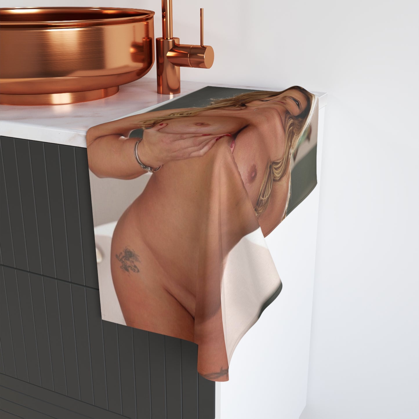 Hand Towel Eva Notty Nude