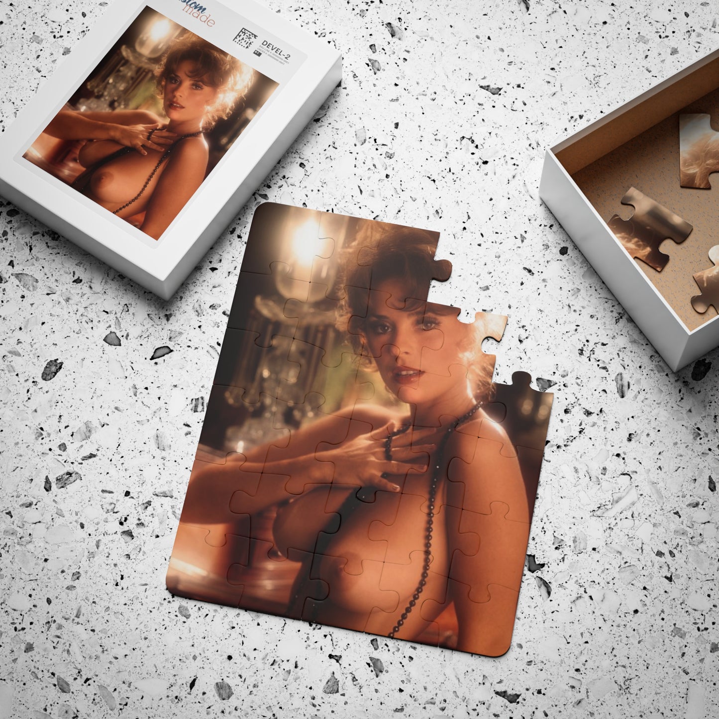 Puzzle, 30-Piece Playboy Playmate January 1973 Miki Garcia