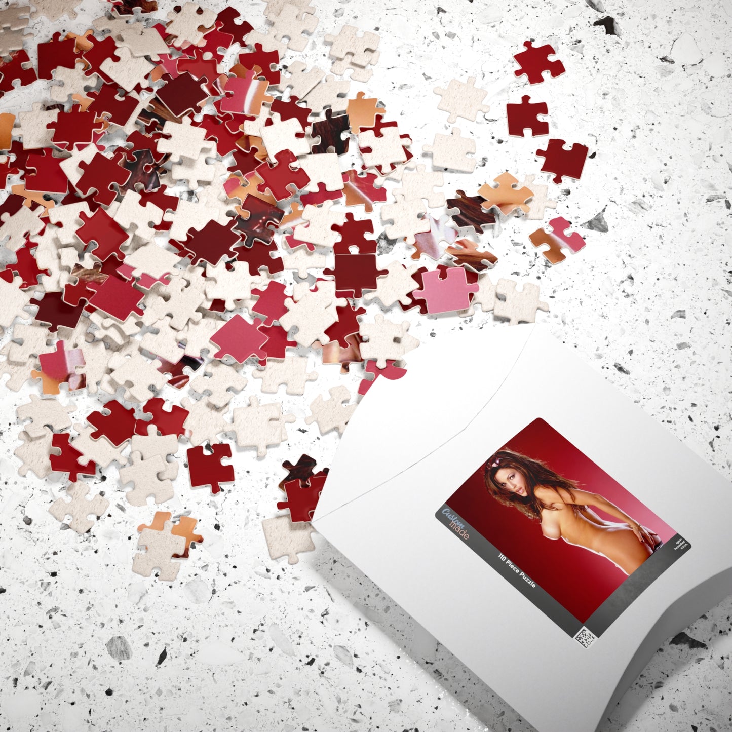 Puzzle (110, 252, 520, 1014-piece) Retro Adult Star Janine Lindenmulder Nude