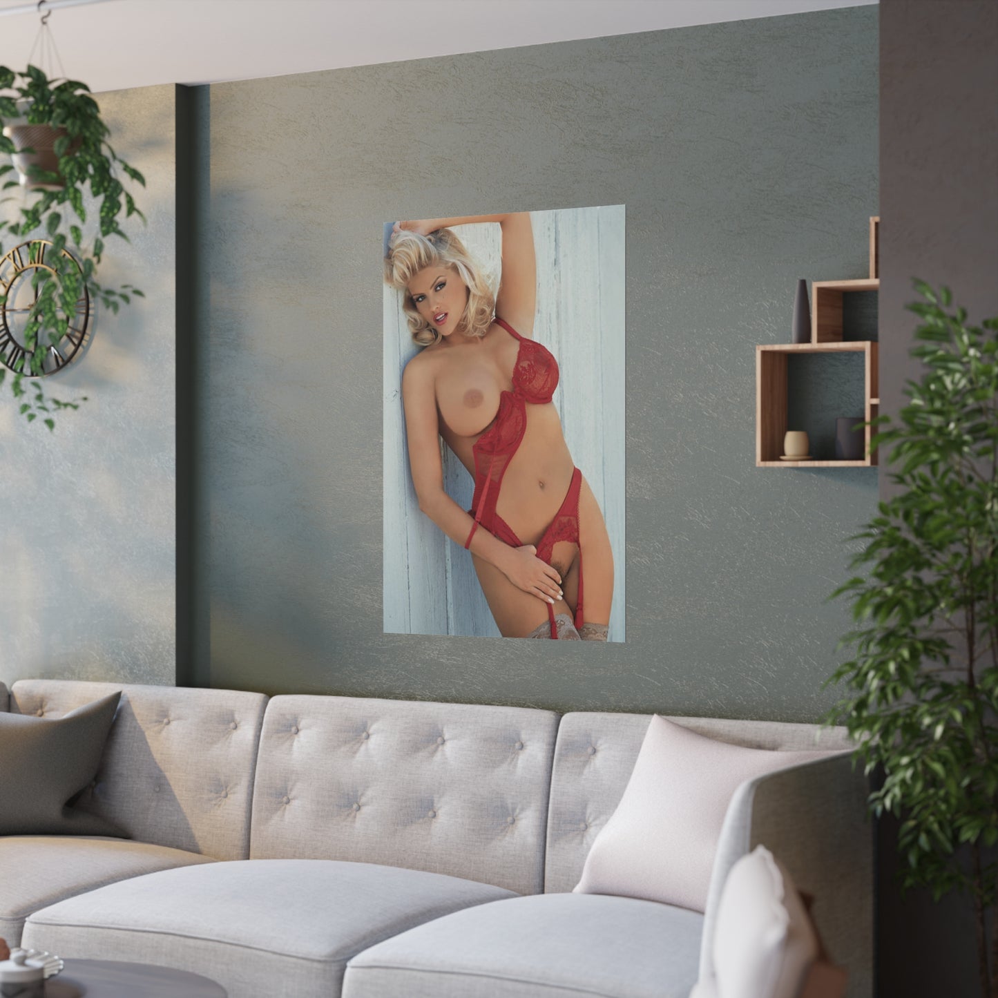 Satin Posters (210gsm) Anna Nicole Smith Nude