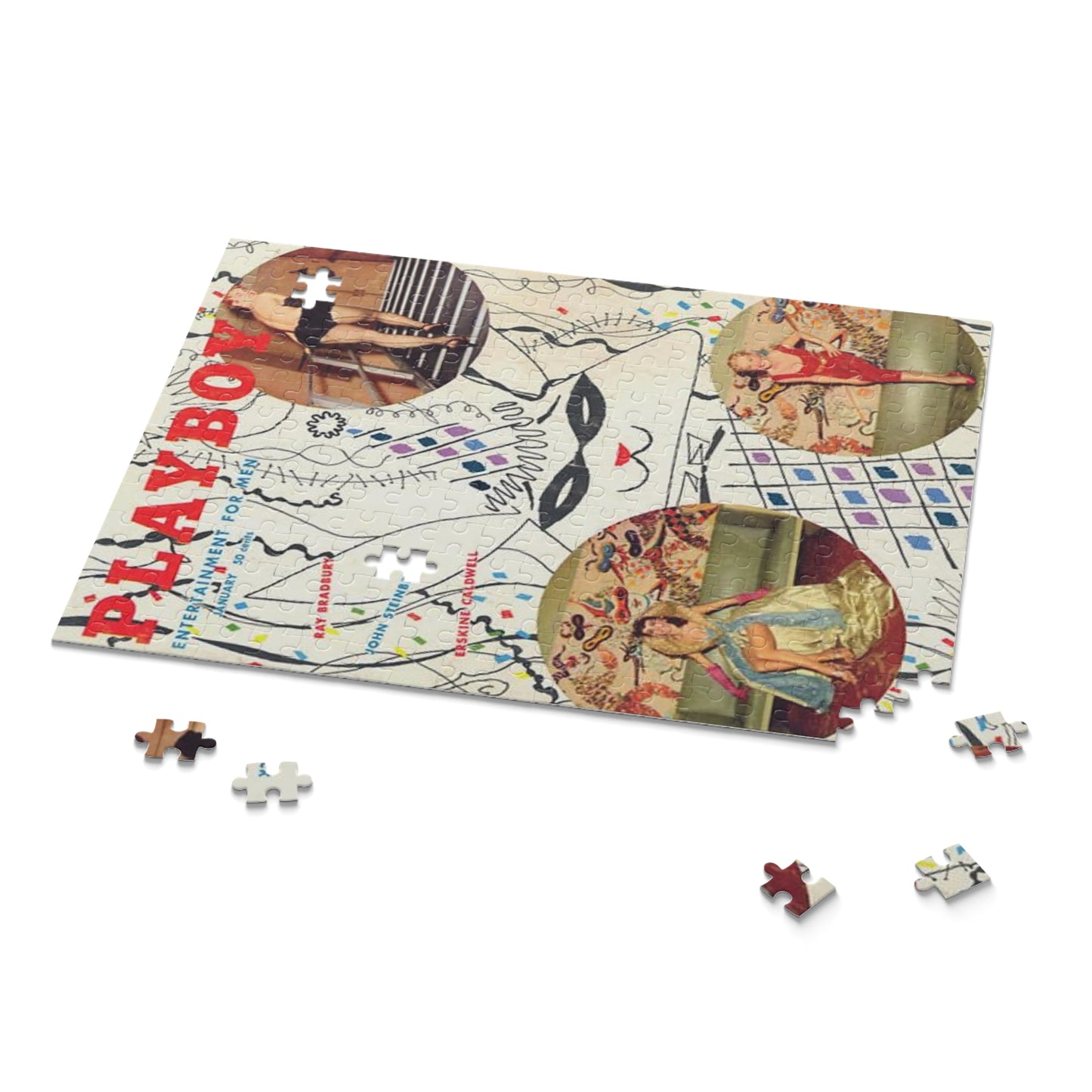 Puzzle (120, 252, 500-Piece) Playboy Cover January 1955