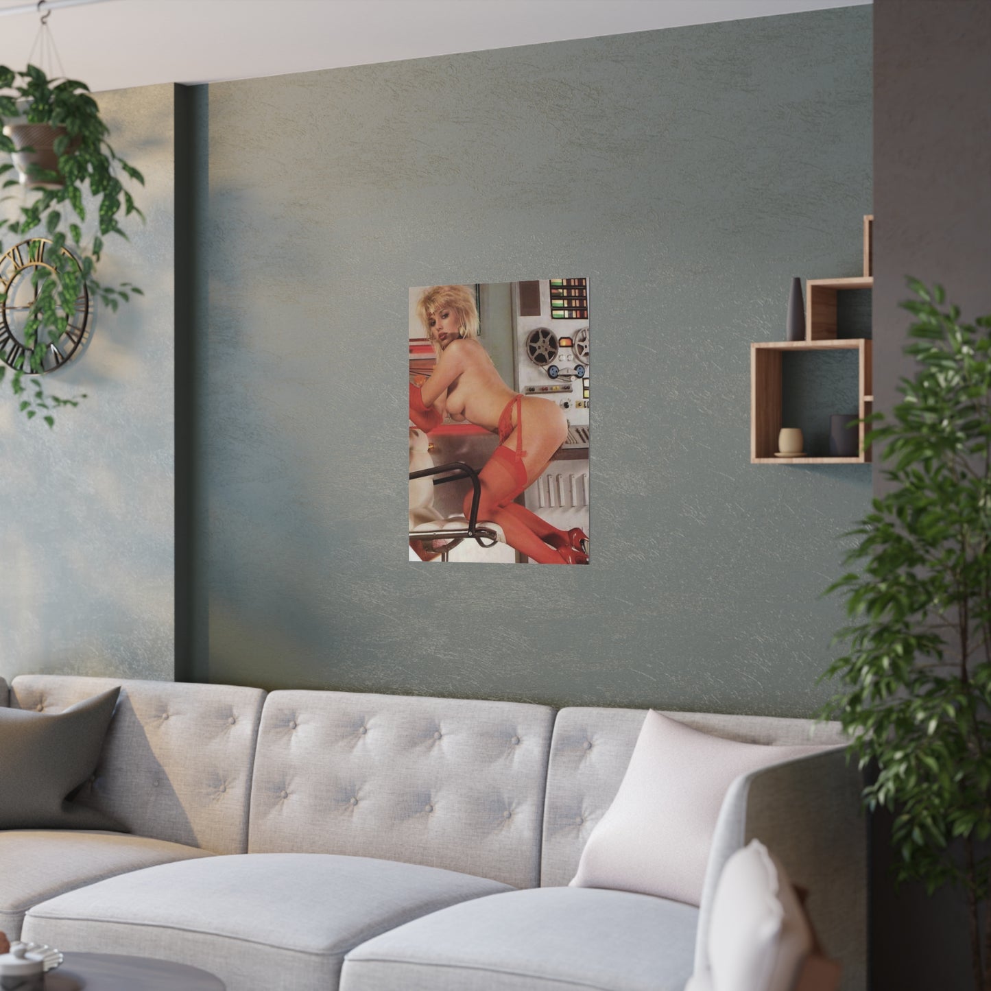 Satin Posters (210gsm) Retro French Porn Star Marilyn Jess