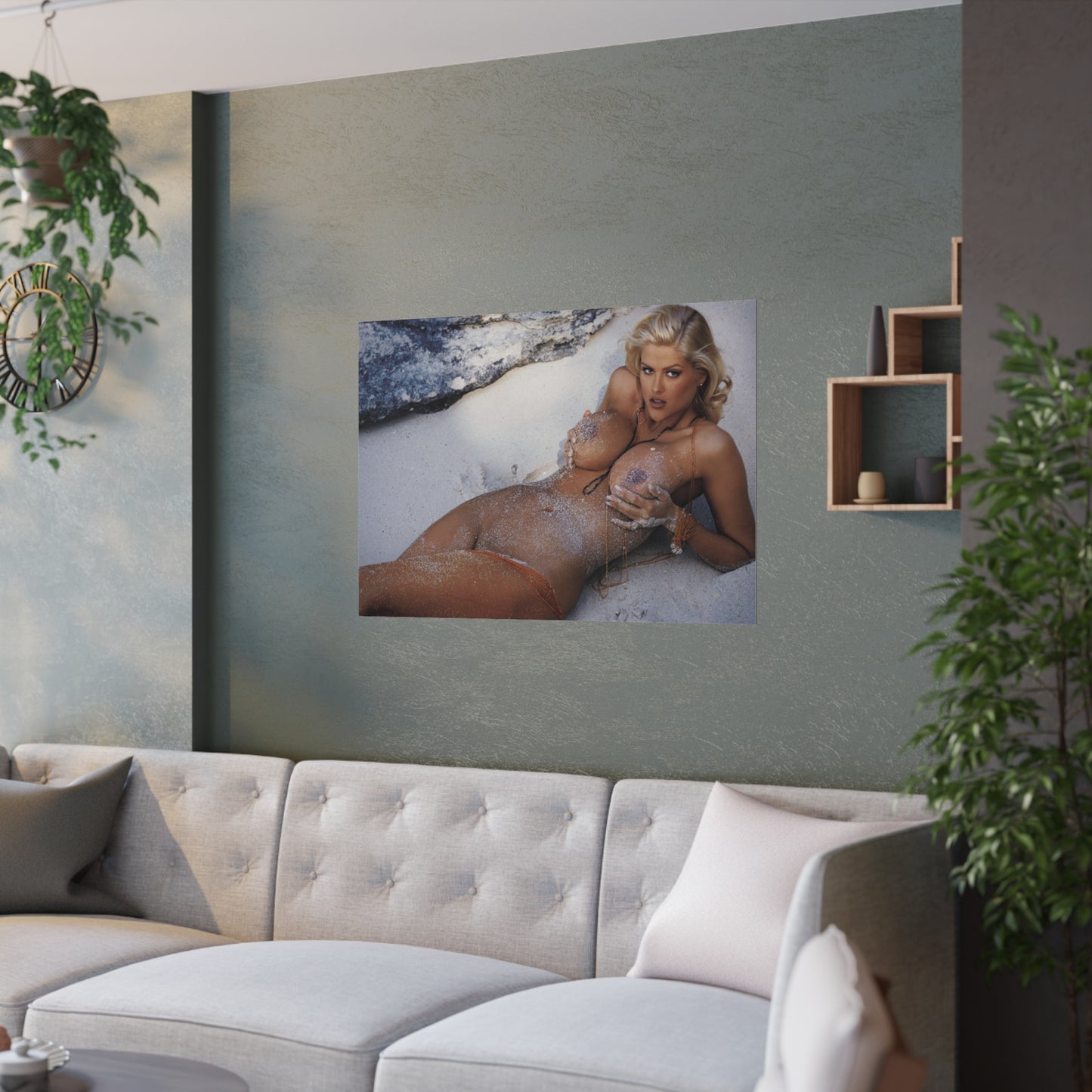 Satin Posters (210gsm) Anna Nicole Smith Nude