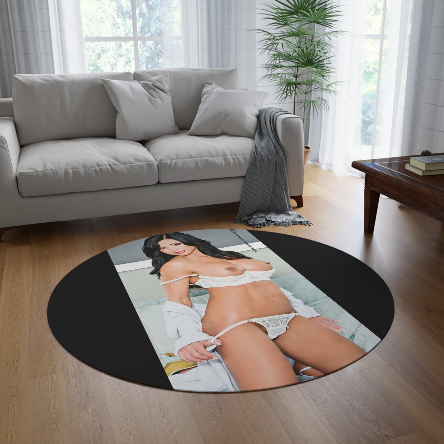 Round Rug Penthouse Pet February 2011 Jewels Jade