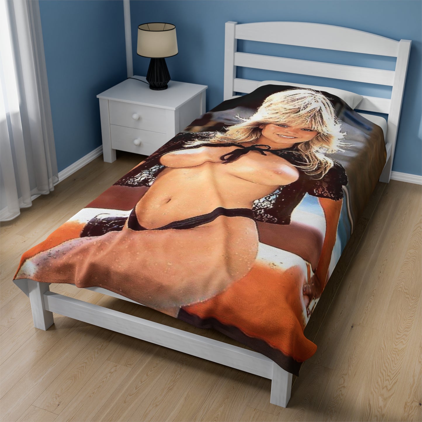 Velveteen Plush Blanket Samantha Fox Nude