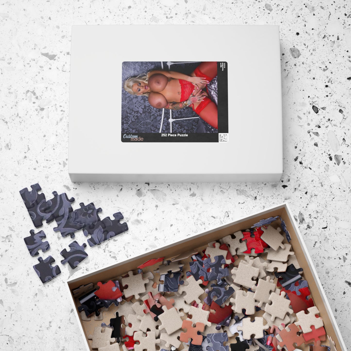 Puzzle (110, 252, 520, 1014-piece) Busty Candy Charms Nude
