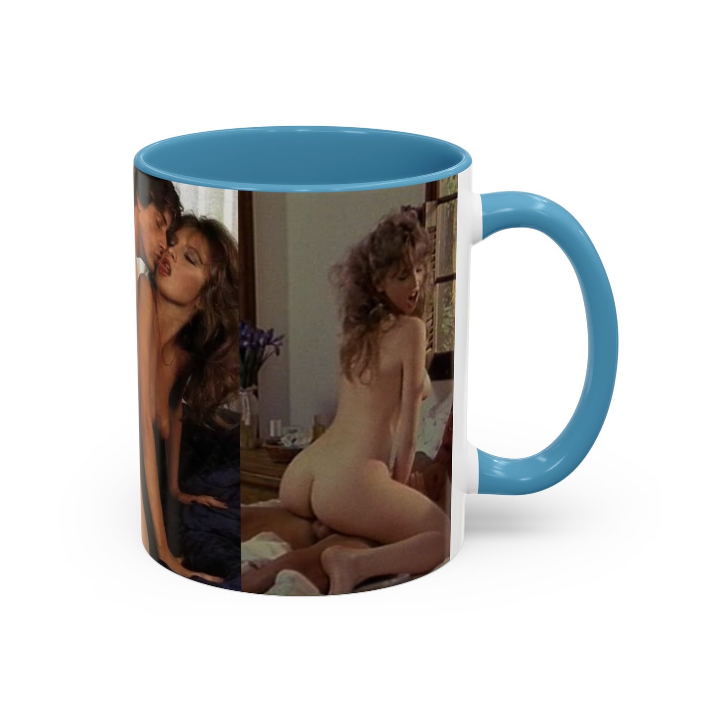 Accent Coffee Mug (11, 15oz) Retro Porn Star Traci Lords Nude Naked