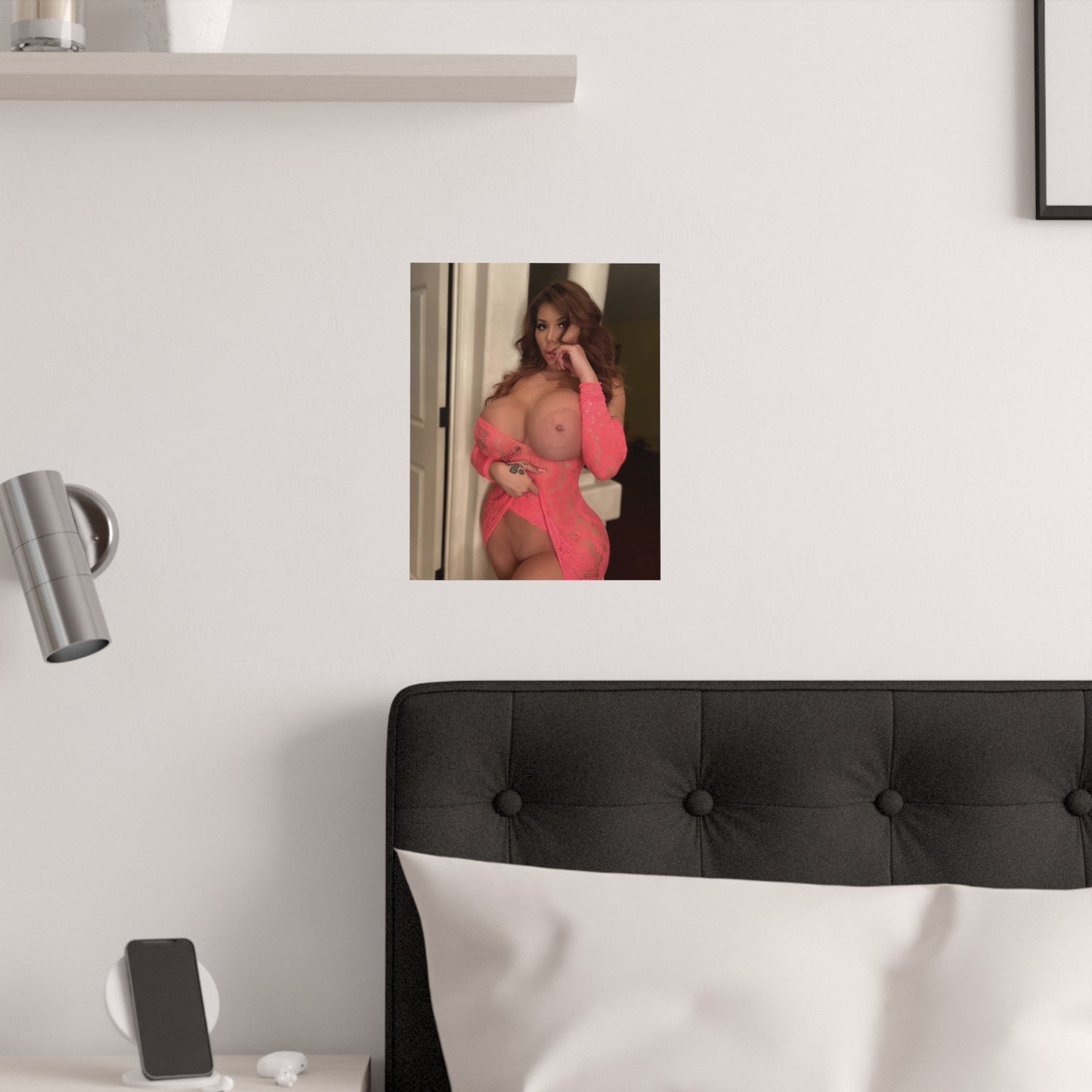 Satin Posters (210gsm) Busty Stephanie Palomares Nude