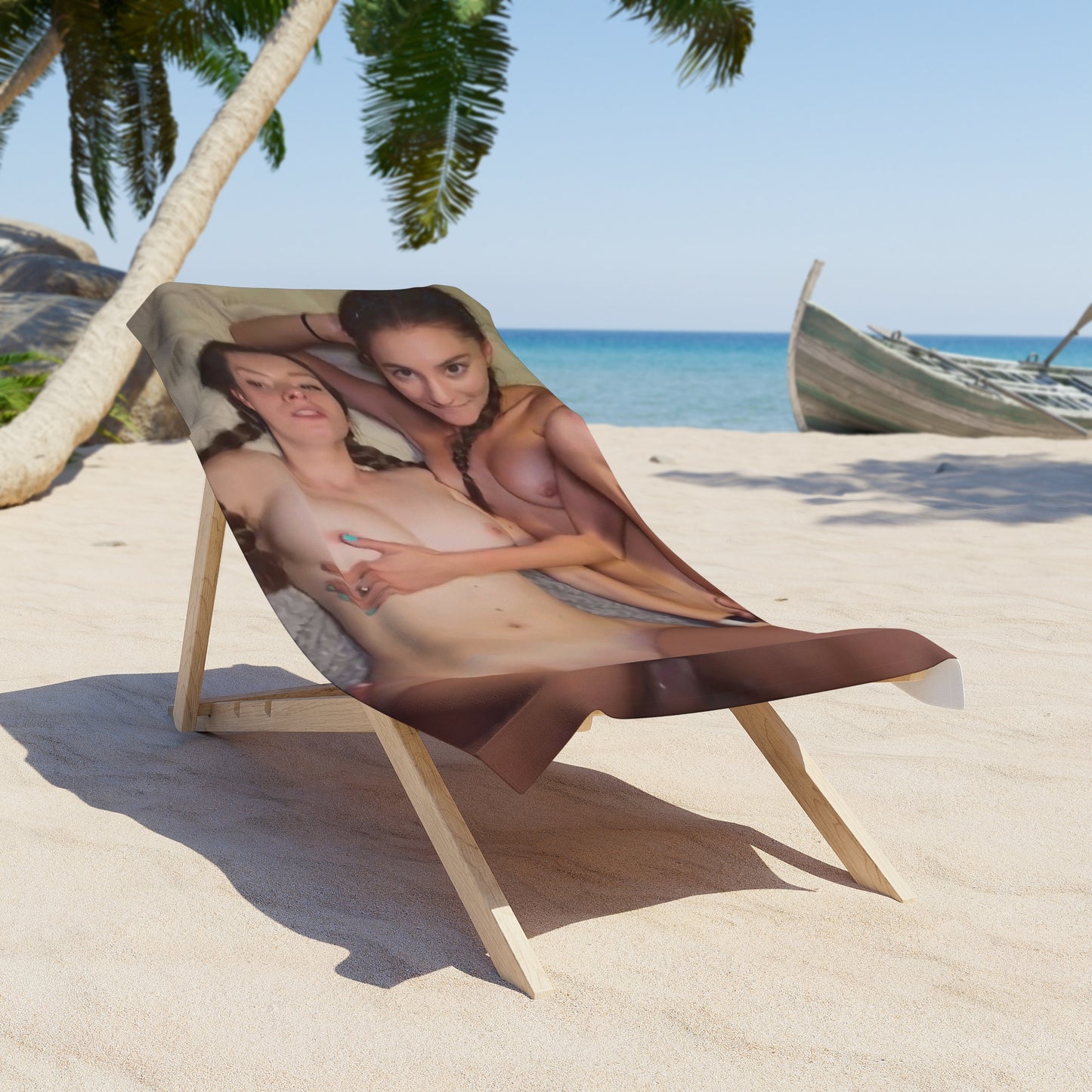 Beach Towel Two Teen POV Cumrag