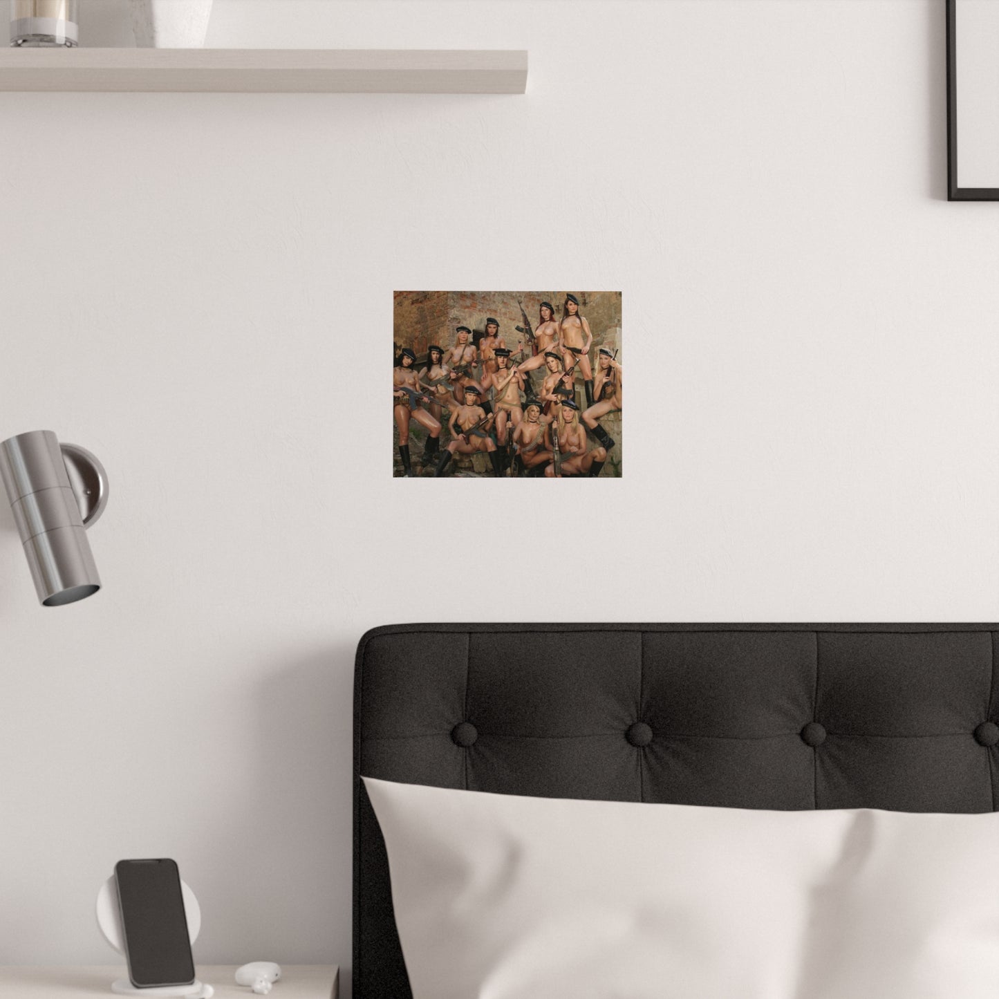 Satin Posters (210gsm) Hot Nude Chicks with Guns